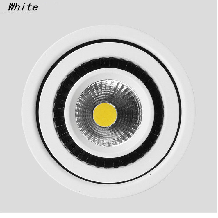 COB LED Recessed Downlights Dimmable 5W 7W 9W 15W Surface Mounted LED Ceiling Lamps Spot Light 360 Degree Rotation AC110V 220V