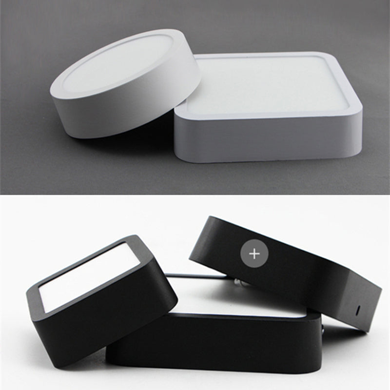 Round Square Panels Light Surface Mounted LED Ceiling Downlight Aisle Corridor Porch Ceiling lamp 6W 9W 12W 18W 24W