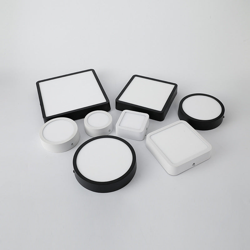 Round Square Panels Light Surface Mounted LED Ceiling Downlight Aisle Corridor Porch Ceiling lamp 6W 9W 12W 18W 24W