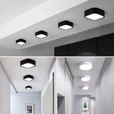 Round Square Panels Light Surface Mounted LED Ceiling Downlight Aisle Corridor Porch Ceiling lamp 6W 9W 12W 18W 24W