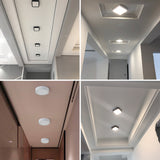 Round Square Panels Light Surface Mounted LED Ceiling Downlight Aisle Corridor Porch Ceiling lamp 6W 9W 12W 18W 24W