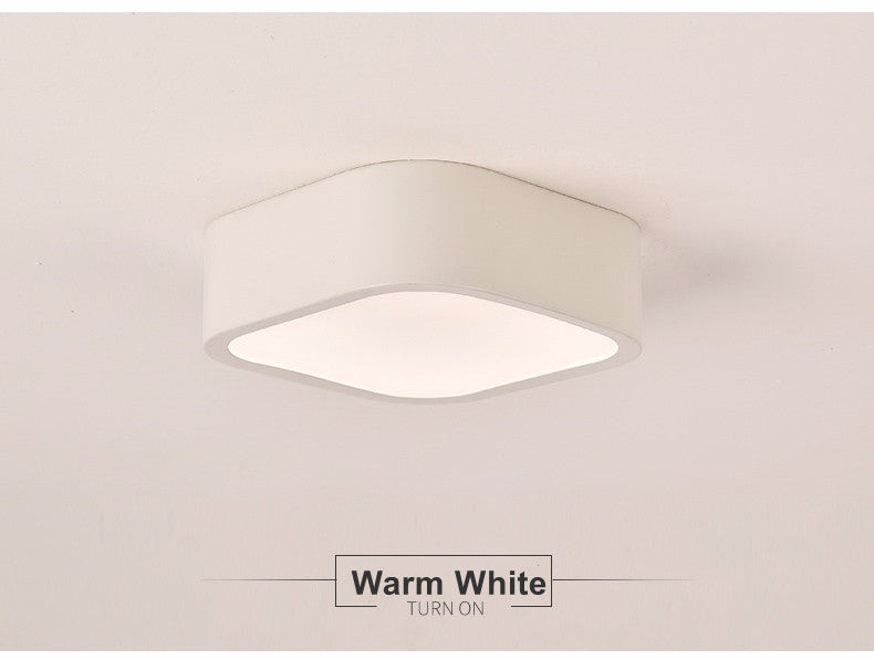 Round Square Panels Light Surface Mounted LED Ceiling Downlight Aisle Corridor Porch Ceiling lamp 6W 9W 12W 18W 24W