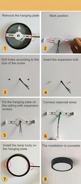 Round Square Panels Light Surface Mounted LED Ceiling Downlight Aisle Corridor Porch Ceiling lamp 6W 9W 12W 18W 24W