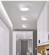 Round Square Panels Light Surface Mounted LED Ceiling Downlight Aisle Corridor Porch Ceiling lamp 6W 9W 12W 18W 24W