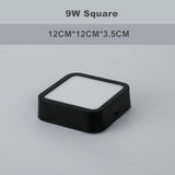 Round Square Panels Light Surface Mounted LED Ceiling Downlight Aisle Corridor Porch Ceiling lamp 6W 9W 12W 18W 24W