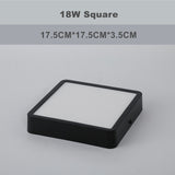 Round Square Panels Light Surface Mounted LED Ceiling Downlight Aisle Corridor Porch Ceiling lamp 6W 9W 12W 18W 24W
