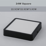 Round Square Panels Light Surface Mounted LED Ceiling Downlight Aisle Corridor Porch Ceiling lamp 6W 9W 12W 18W 24W