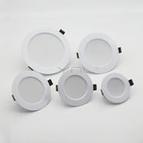 LED Downlight 7W 9W 12W 15W 18W Round Recessed Lamp AC 220V 10pcs Downlight Home Decor Bedroom Kitchen Indoor Spot Lighting
