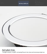 LED Downlight 7W 9W 12W 15W 18W Round Recessed Lamp AC 220V 10pcs Downlight Home Decor Bedroom Kitchen Indoor Spot Lighting