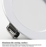 LED Downlight 7W 9W 12W 15W 18W Round Recessed Lamp AC 220V 10pcs Downlight Home Decor Bedroom Kitchen Indoor Spot Lighting