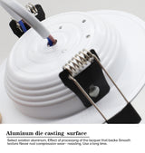 LED Downlight 7W 9W 12W 15W 18W Round Recessed Lamp AC 220V 10pcs Downlight Home Decor Bedroom Kitchen Indoor Spot Lighting