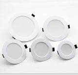 LED Downlight 7W 9W 12W 15W 18W Round Recessed Lamp AC 220V 10pcs Downlight Home Decor Bedroom Kitchen Indoor Spot Lighting