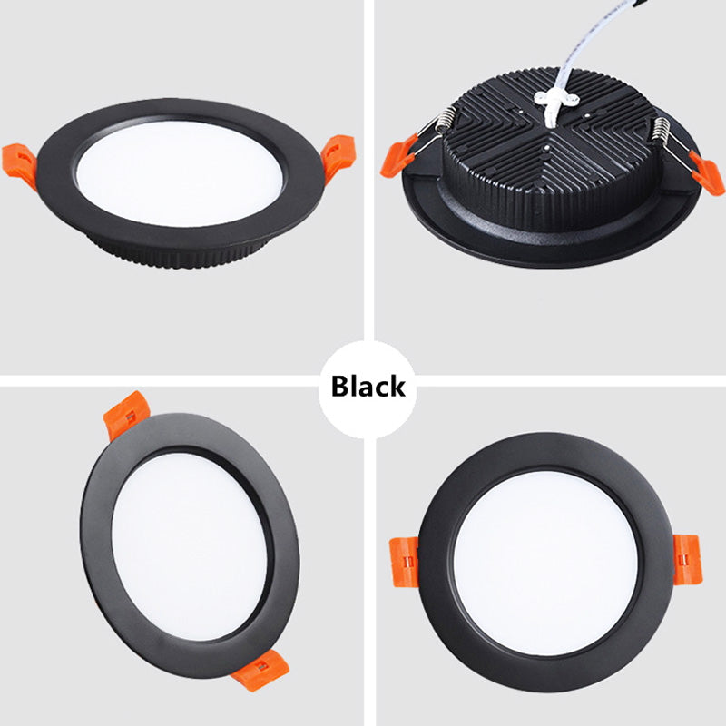 LED Recessed Dimmable Ultra-thin LED Downlight 18W 24W 110V-240V 5730 Ceiling Lamp 12W warm white For store supermarket lighting