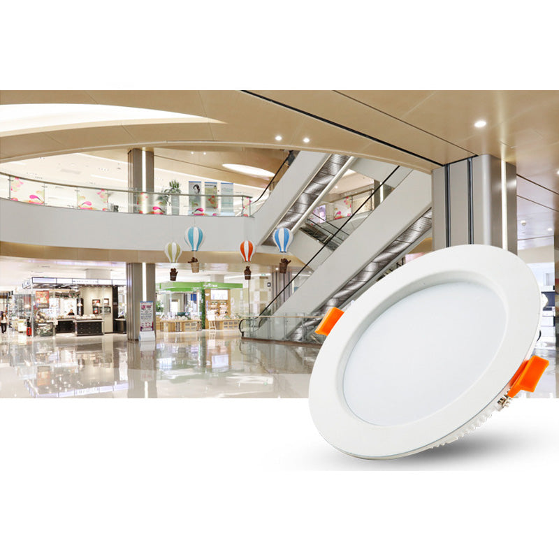 LED Recessed Dimmable Ultra-thin LED Downlight 18W 24W 110V-240V 5730 Ceiling Lamp 12W warm white For store supermarket lighting