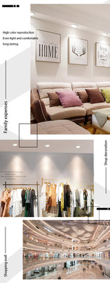 AC 220V LED Downlight 5W 9W 12W 15W 18W Recessed Round LED Ceiling Lamp AC 230V 240V Indoor Lighting Warm White Cold White