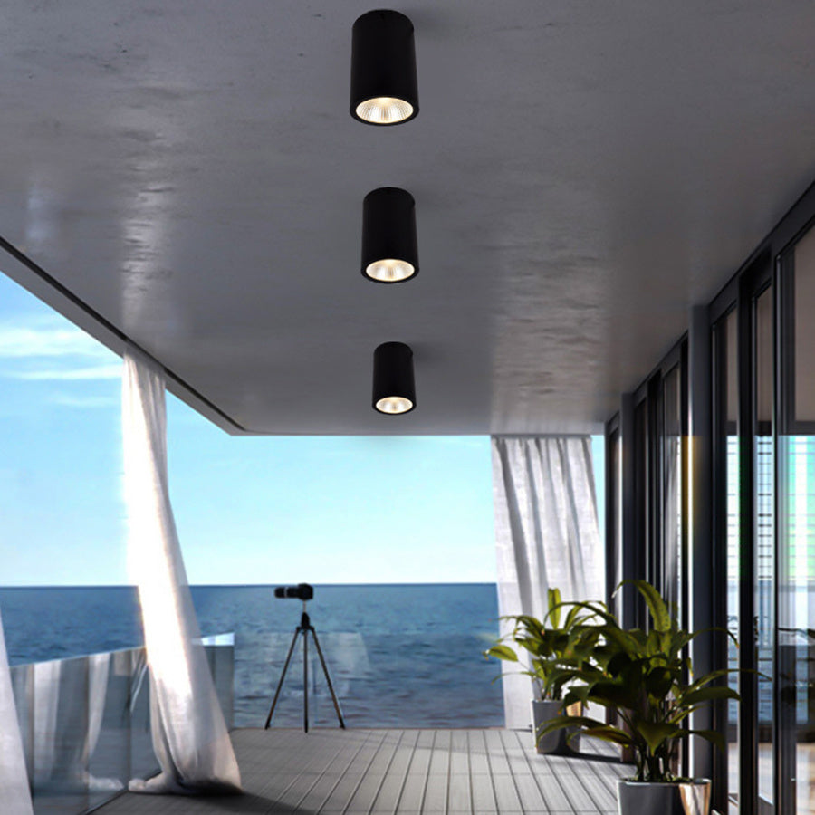 Ip65 Waterproof COB LED Downlight Surface Mounted 10W 20W 35W Outdoor LED Ceiling Lamps Spotlight For Home Garden Villa Decor