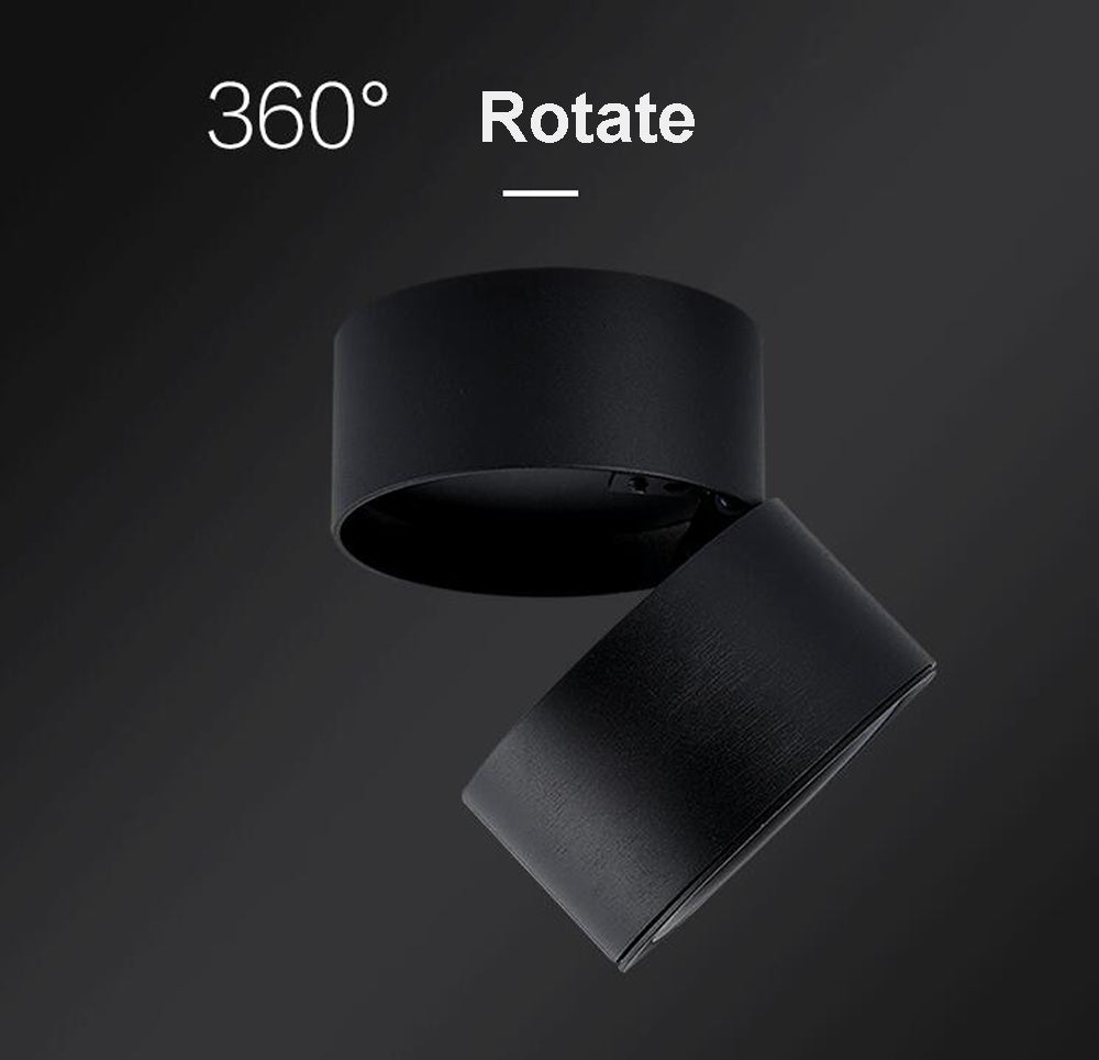 Surface Mounted Mini Embedded COB LED Downlights 5W 7W 360 degree rotation LED Ceiling Lamp Spot Light Downlight AC85-265V