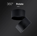 Surface Mounted Mini Embedded COB LED Downlights 5W 7W 360 degree rotation LED Ceiling Lamp Spot Light Downlight AC85-265V