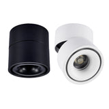 Surface Mounted Mini Embedded COB LED Downlights 5W 7W 360 degree rotation LED Ceiling Lamp Spot Light Downlight AC85-265V