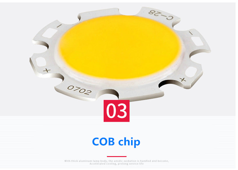 Silver Round Dimmable Recessed LED COB Downlight 3W/5W/7W/12W/15W Recessed LED Ceiling Spot Light 3000K 4000K 6000K AC90-265V