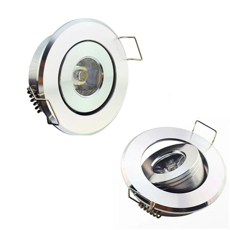 Dimmable Mini Spotlight DC12V Ceiling Recessed Downlight 3W Led Downlight Cob Emits Red Blue Green Light Cold Warm White Lamp