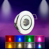 Dimmable Mini Spotlight DC12V Ceiling Recessed Downlight 3W Led Downlight Cob Emits Red Blue Green Light Cold Warm White Lamp