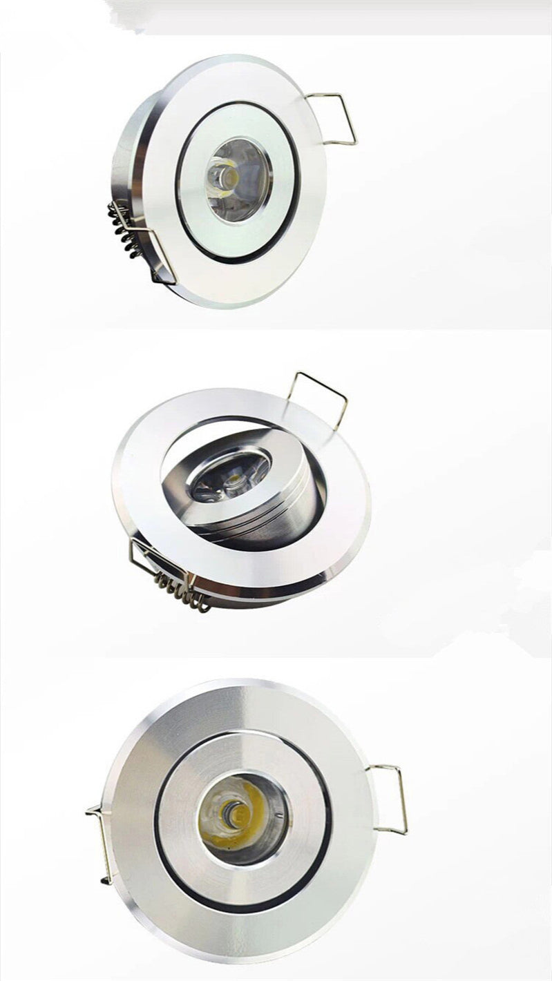 Dimmable Mini Spotlight DC12V Ceiling Recessed Downlight 3W Led Downlight Cob Emits Red Blue Green Light Cold Warm White Lamp
