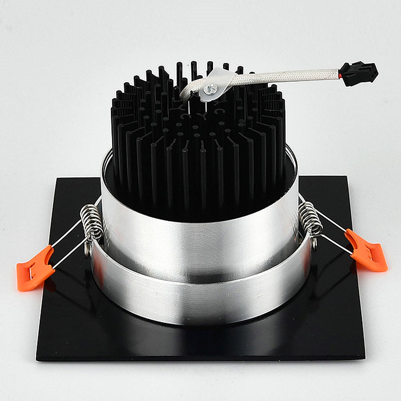 Square Recessed Dimmable COB LED Downlights 7W 9W 12W 18W 24W LED Ceiling Spot Lights 110-240V LED Ceiling Lamps Indoor Lighting