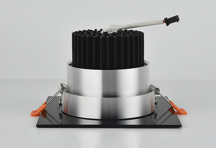 Square Recessed Dimmable COB LED Downlights 7W 9W 12W 18W 24W LED Ceiling Spot Lights 110-240V LED Ceiling Lamps Indoor Lighting