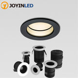 Anti-Glare Recessed Led Ceiling Downlight 3W 5W 7W 12W Under Cabinet Closet Dining Living Room Home Mini Spotlight Fixture Lamps