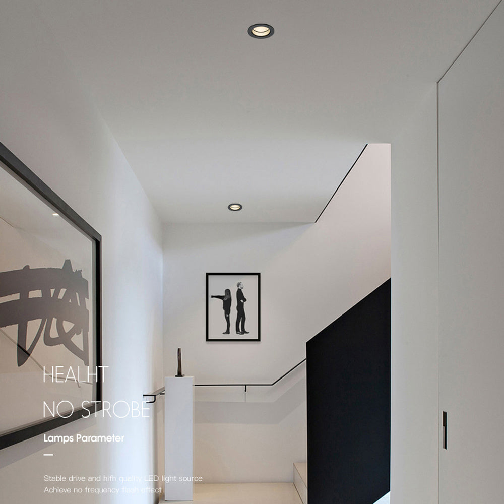 Anti-Glare Recessed Led Ceiling Downlight 3W 5W 7W 12W Under Cabinet Closet Dining Living Room Home Mini Spotlight Fixture Lamps