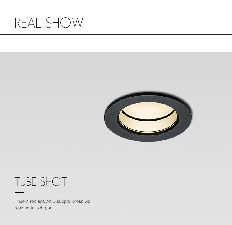 Anti-Glare Recessed Led Ceiling Downlight 3W 5W 7W 12W Under Cabinet Closet Dining Living Room Home Mini Spotlight Fixture Lamps