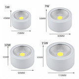 Surface Mounted COB LED Downlights Dimmable 5W 7W 10W 15W LED Ceiling Lamp AC85-265V Living Room Kitchen Aisle balcony Lighting