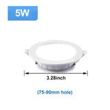 Led Downlight Recessed Indoor Ceiling Lamp 5W 9W 12W 18W AC220V Dimmable Led Spot Light For Living Room Foyer Bar Counter Office