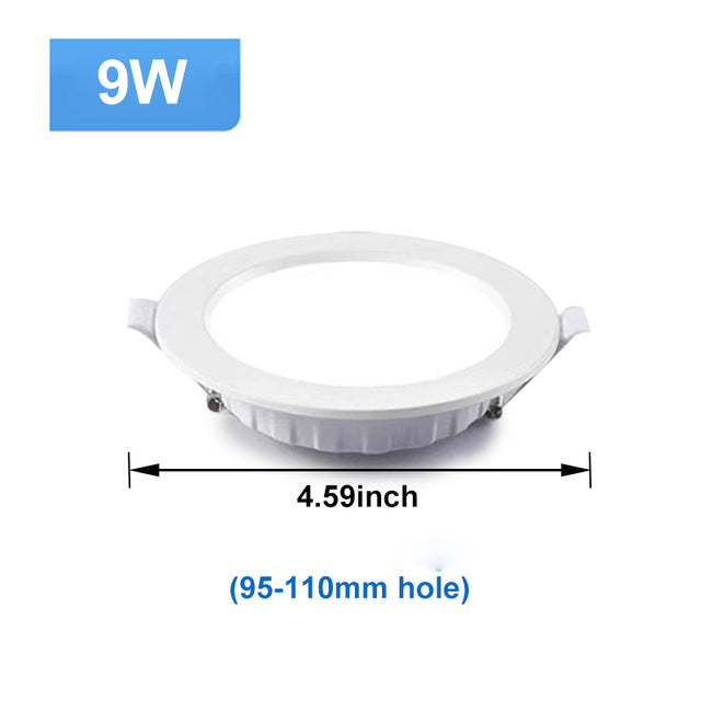Led Downlight Recessed Indoor Ceiling Lamp 5W 9W 12W 18W AC220V Dimmable Led Spot Light For Living Room Foyer Bar Counter Office