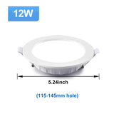 Led Downlight Recessed Indoor Ceiling Lamp 5W 9W 12W 18W AC220V Dimmable Led Spot Light For Living Room Foyer Bar Counter Office