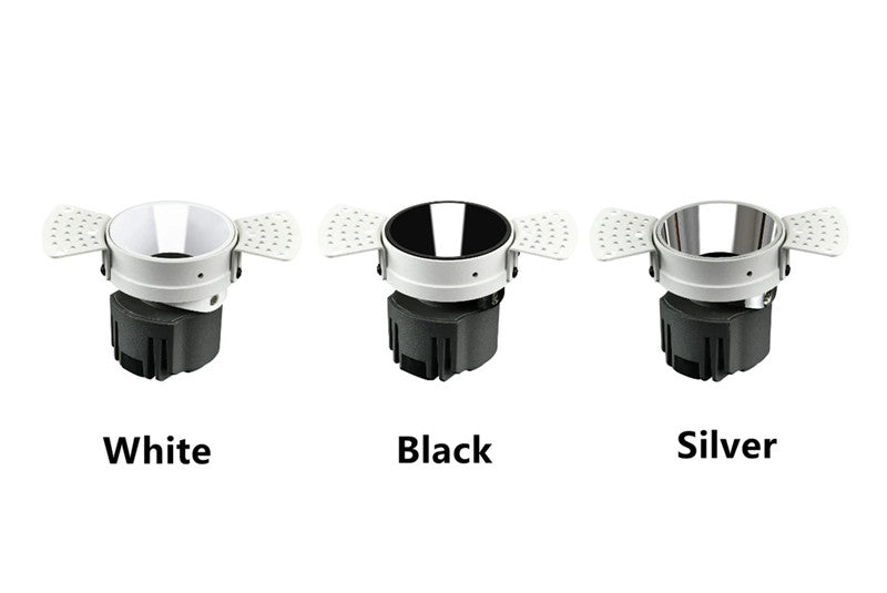 Honeycomb Nest Anti Glare Lens COB Recessed Downlight 15W Dimmable 110V 220V Round LED Ceiling Spot Light 24° Pic Background