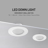 LED Downlight Recessed Round LED Ceiling Lamp 7W High Brightness 5PCS Warm White Cold White Day White AC220-240V No Need Driver