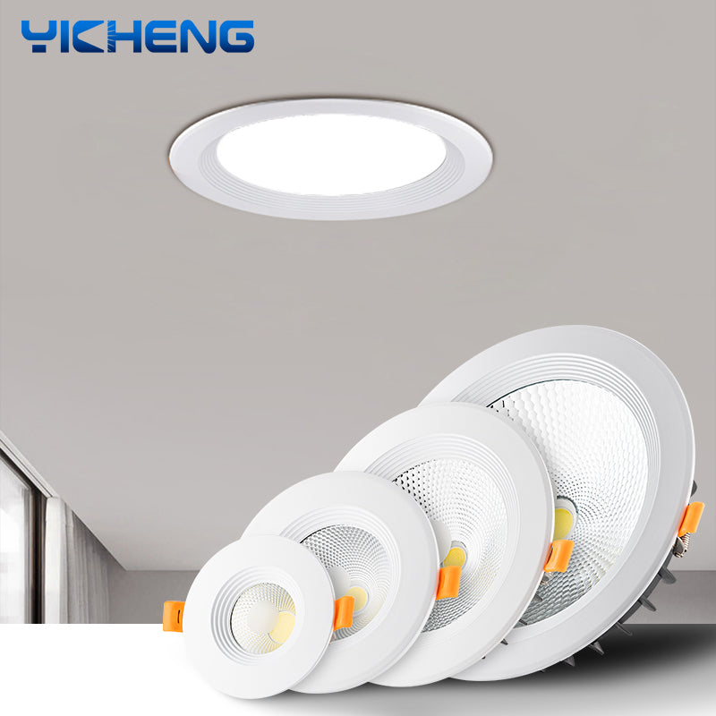 LED Downlight Recessed Round Aluminum LED Ceiling Lamp High Brightness 7W 10W 15W 20W 30W 36W Spotlight Warm Cold White 220-240V