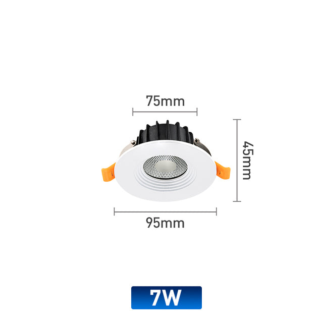 LED Downlight Recessed Round Aluminum LED Ceiling Lamp High Brightness 7W 10W 15W 20W 30W 36W Spotlight Warm Cold White 220-240V
