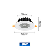 LED Downlight Recessed Round Aluminum LED Ceiling Lamp High Brightness 7W 10W 15W 20W 30W 36W Spotlight Warm Cold White 220-240V