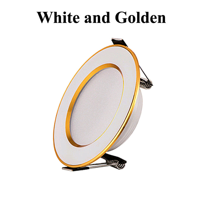 LED Downlight Round LED SMD Chip 3w 5w 7w 9w 12w 15w AC220 230V Recessed 10Pack LED Lamp Spot Light indoor light LED Bulb