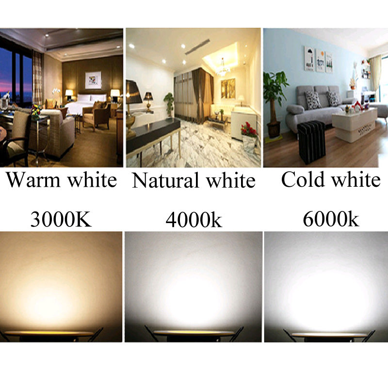 LED Downlight Round LED SMD Chip 3w 5w 7w 9w 12w 15w AC220 230V Recessed 10Pack LED Lamp Spot Light indoor light LED Bulb