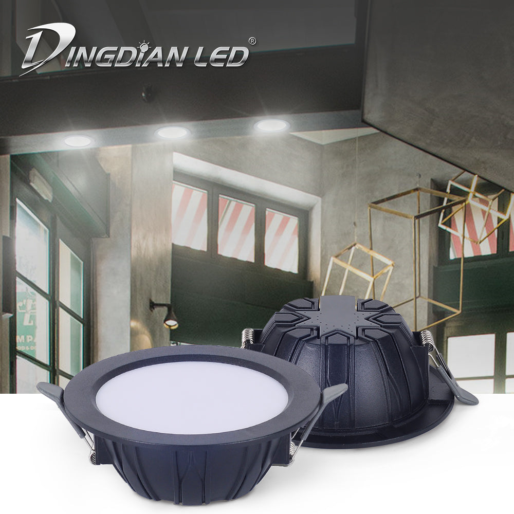 Integrated Die-casting LED Down Light LED Downlight AC85-265V 5w/7w/9w/12w/20w Spot Lightings Ceiling Panel Downlights Indoor