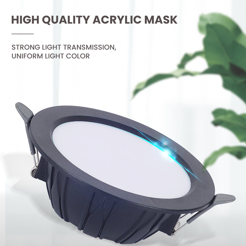 Integrated Die-casting LED Down Light LED Downlight AC85-265V 5w/7w/9w/12w/20w Spot Lightings Ceiling Panel Downlights Indoor