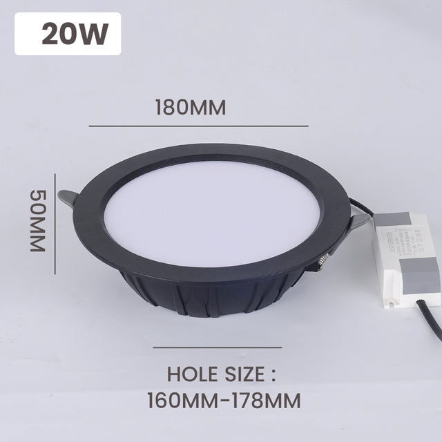 Integrated Die-casting LED Down Light LED Downlight AC85-265V 5w/7w/9w/12w/20w Spot Lightings Ceiling Panel Downlights Indoor