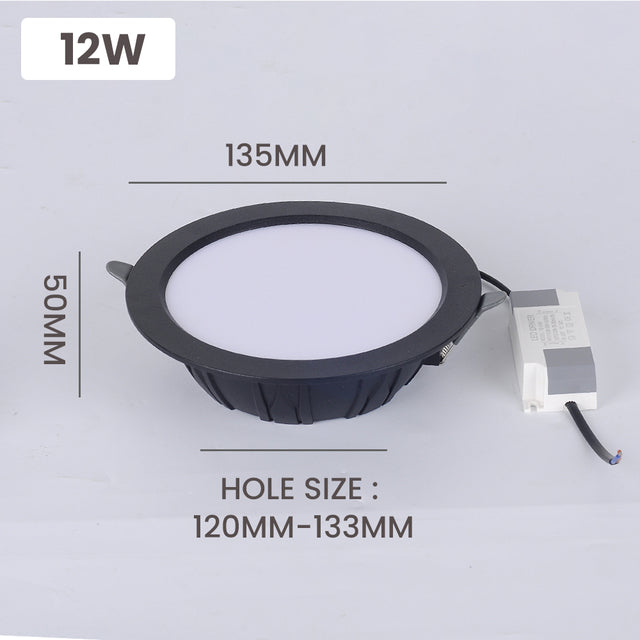 Integrated Die-casting LED Down Light LED Downlight AC85-265V 5w/7w/9w/12w/20w Spot Lightings Ceiling Panel Downlights Indoor