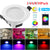 Smart Bluetooth-compatible APP LED Downlight RGB/WW/CW Ceiling Round Lamp 5W 9W 16 Color Changing Spot Light Indoor Lighting