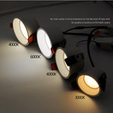 Anti-corrosion Dimmable LED Downlight Anti-Glare Led Ceiling Lamp LED Spot Lighting Bedroom Kitchen Led Recessed Downlight