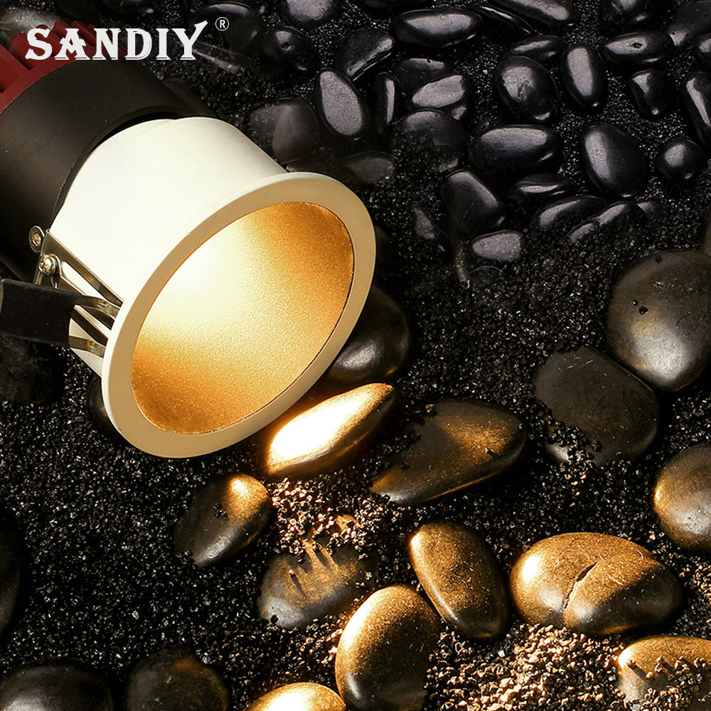 Recessed Ceiling Downlight 7W /12W Flush Mount Spotlight Rotatable Angle LED Spotlight for Foyer Kitchen Bedroom Home Lightings